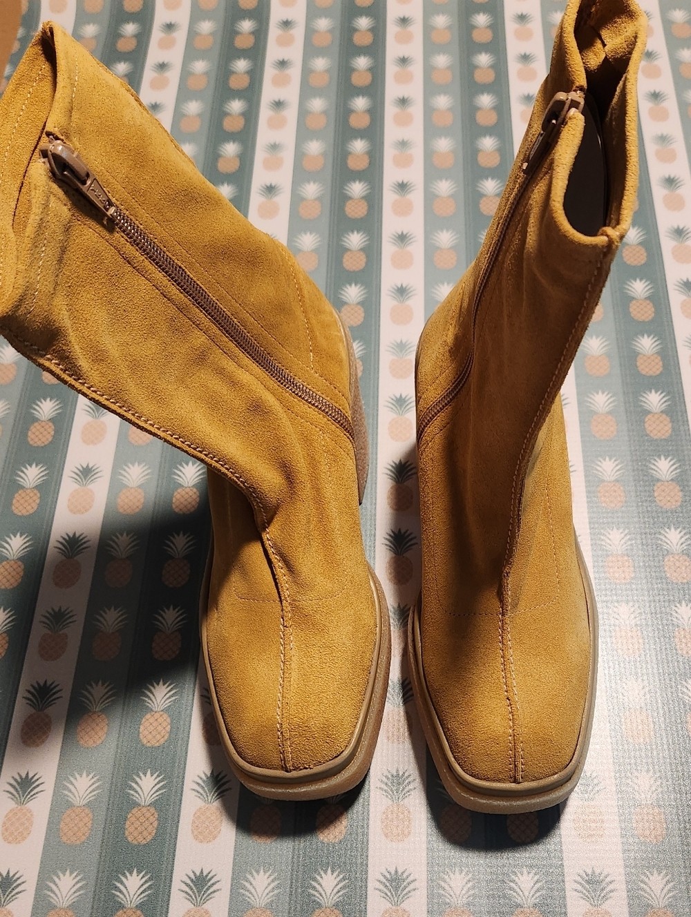 Free People Suede Gigi Ankle Boot - Picture 3 of 10